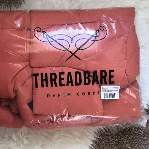 NWT • ASOS Threadbare • NEW Longline Puffer Coat Belt Maxi Coat - Picture 7 of 16